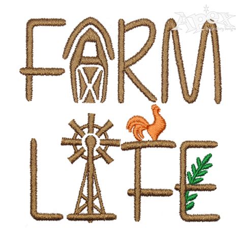 Welcome To Our Farmhouse Embroidery Design