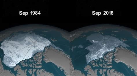 Nasa Releases Time Lapse Video Of Depleting Arctic Ice Cap Youtube
