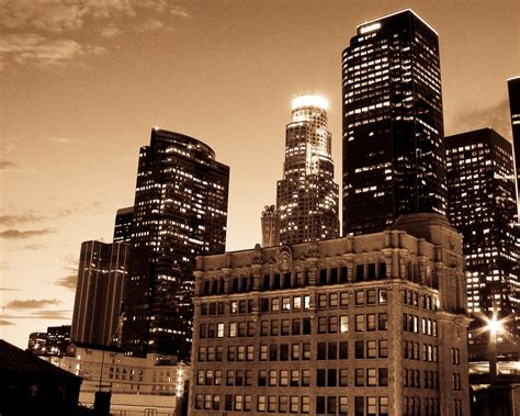 43 Los Angeles Skyline Wallpaper