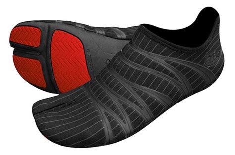 Yes, that's ninja shoes(jika tabi shoes). Ninja move so swiftly and with such agility that it's hard ...
