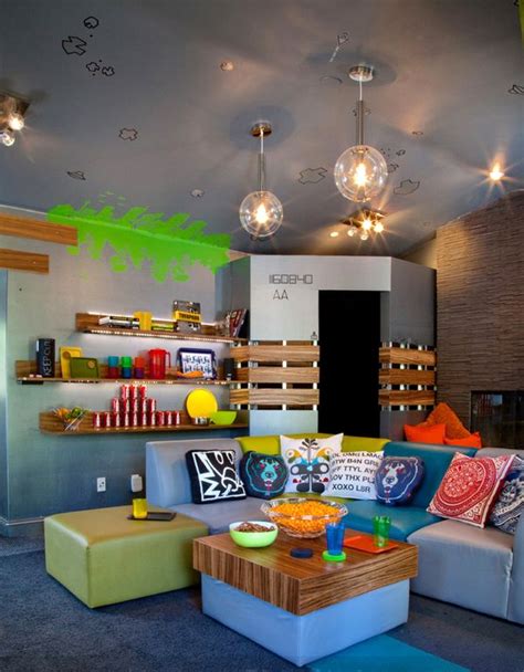 Cool Teen Hangouts And Lounges Teen Playroom Teen Game Rooms Video