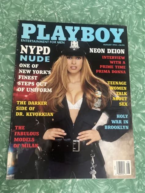 PLAYBOY MAGAZINE AUGUST 1994 NYPD Nude 12 00 PicClick
