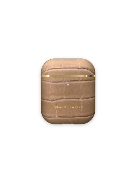 Atelier Airpods Case Camel Croco Ideal Of Sweden