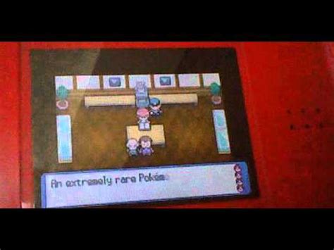 Pokemon Platinum How To Get Manaphy In Pokedex Youtube