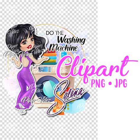 Selena Quintanilla Washing Machine Clipart Png Etsy