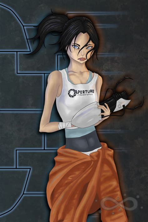 Portal 2 Chell By Helixabyss On Deviantart