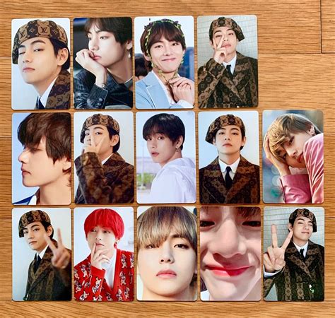 Taehyung V Bts Dicon Photocard 101 Custom Book Official Photocard 14pcs Set Ebay