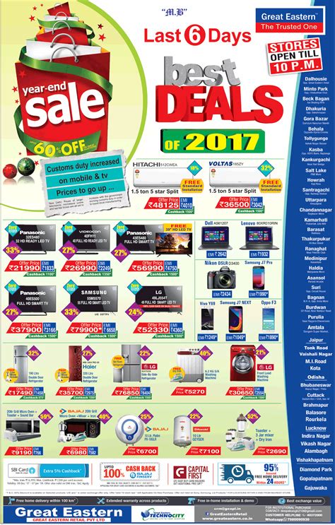 The following lists events from 2017 in malaysia. Great Eastern Year End Sale Last 6 Days Ad - Advert Gallery