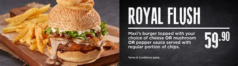Serving pork ramen and stew pork japanese style too. All Maxi's Restaurants in South Africa - Maxi's Food