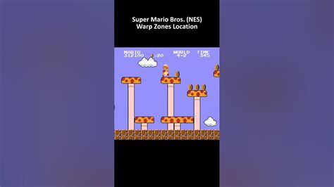 Super Mario Bros Nes Warp Zones Location Youtube