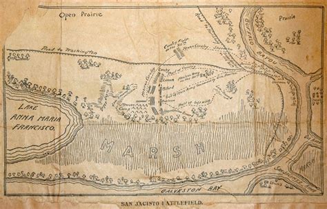 Battle Of San Jacinto Map