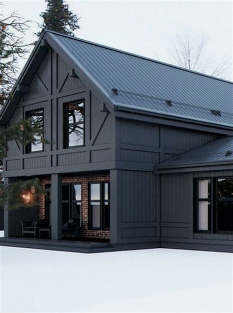 36 Modern Rustic Homes With Black Exteriors 00002 ~ Gorgeous House