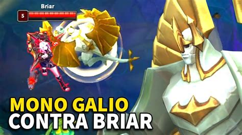 MONO GALIO NÃO DEIXOU BRIAR JUNGLE JOGAR COMO JOGAR DE GALIO CONTRA