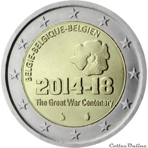 2 Euro Belgique 2014 Monnaies Euros Qualité Ttb Valeur