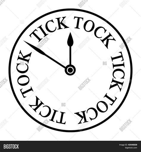 Tick Tock Clock Image And Photo Free Trial Bigstock