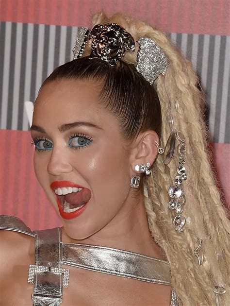 Miley Cyrus At The 2015 Mtv Video Music Awards In August 2015 See Miley Cyrus S Wild Beauty
