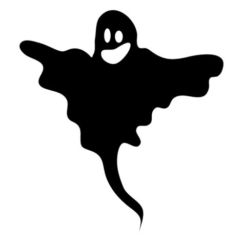 Black Ghost Silhouette 13 Transparent Png And Svg Vector File