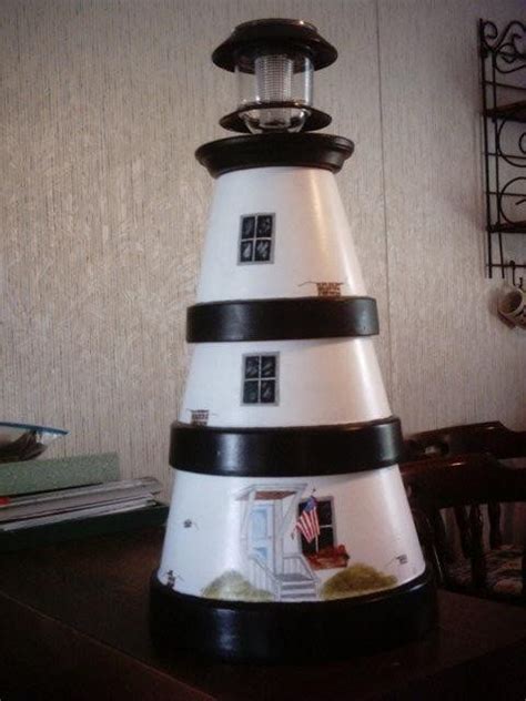 Diy Clay Pot Lighthouse The Owner Builder Network Decor