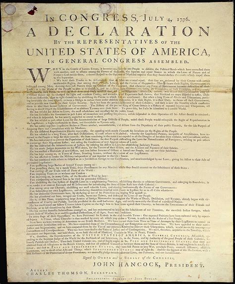 The us declaration of independence is the historical document that announced the separation of the us colonies and great britain. The Declaration of Independence | Living Documents