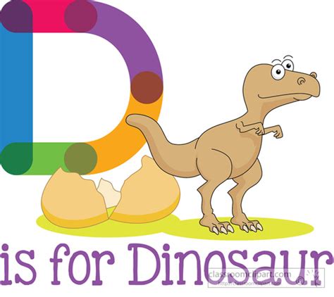 Alphabets Clipart D Is For Dinosaur Clipart Classroom