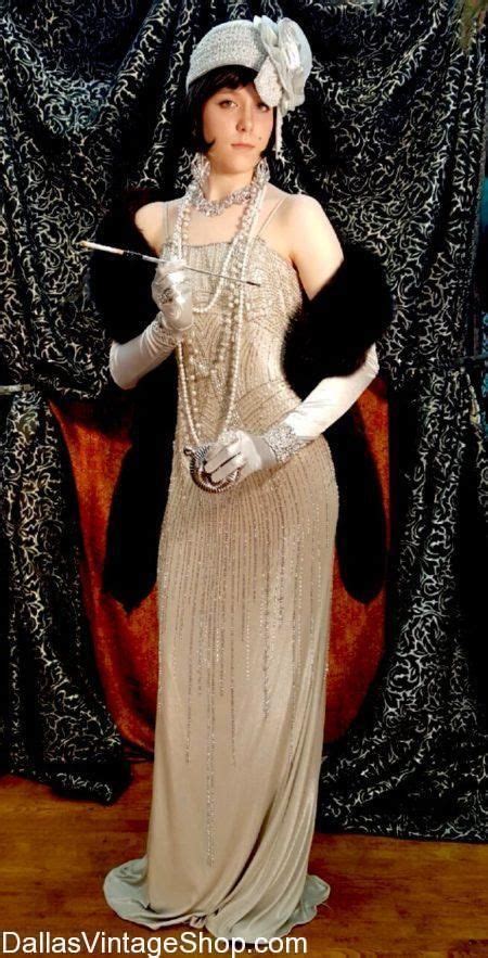 1920s Rich Elegant Beaded Gala Gowns This 1920s High Society Dame