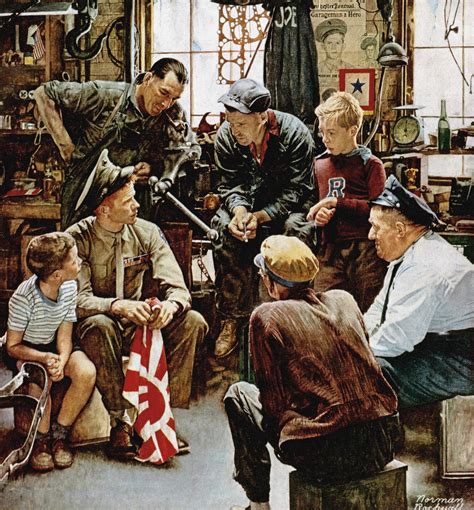 Norman Rockwell Homecoming