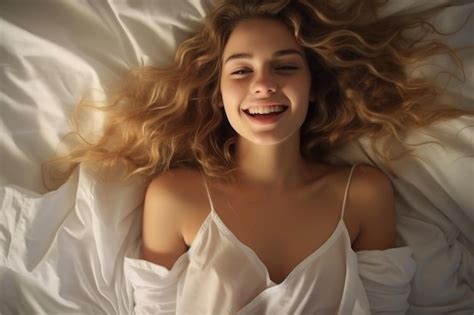 Linda garota nua na cama geme de prazer experiência sexual de orgasmo
