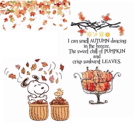 Happy Autumn Snoopy Love Charlie Brown And Snoopy Snoopy And Woodstock