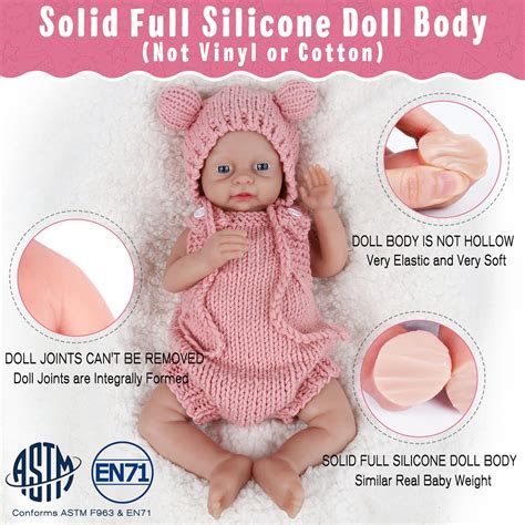 Vollence 18 Inch Full Silicone Baby Doll That Look Realnot Vinyl