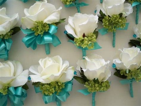 Then he gave his moustache a thoughtful twist, and said simply: aqua wedding theme | Tiffany blue wedding, Bridal bouquet ...