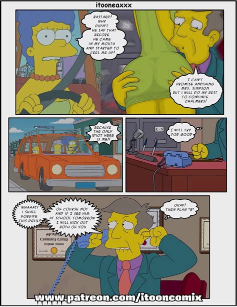 Post Comic Itooneaxxx Marge Simpson Seymour Skinner The Simpsons