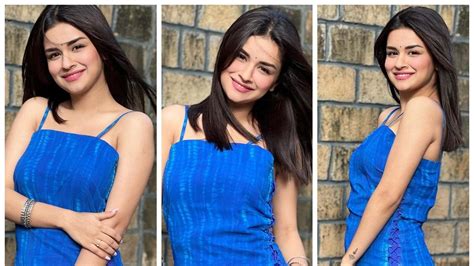 Young Sensation Avneet Kaur Looks Effortlessly Graceful In A Blue Dress News18