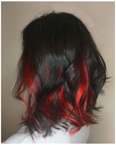 Black And Red Hair Blackandredhair In 2021 Red Hair Looks Hair