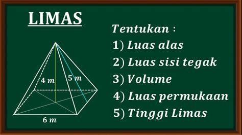 Cara Menghitung Luas Permukaan Limas Segitiga Sama Sisi In English Riset