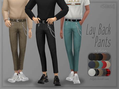 Sims 4 Maxis Match Lay Back Pants The Sims Book