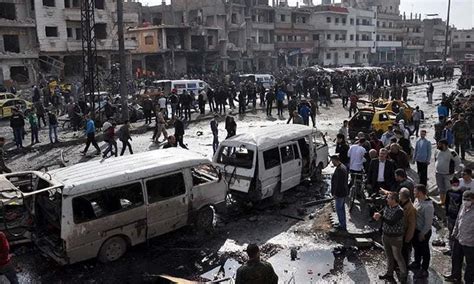 Twin Damascus Bombs Kill 59 Including Pilgrims World Dawncom