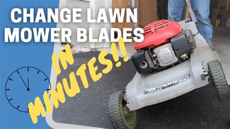 Change Lawn Mower Blades Fast Kobalt 24v Brushless Impact Driver Youtube