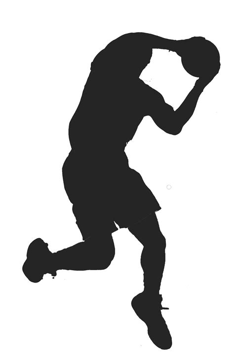Basketball Jumpman Silhouette Athlete Nba Players Png