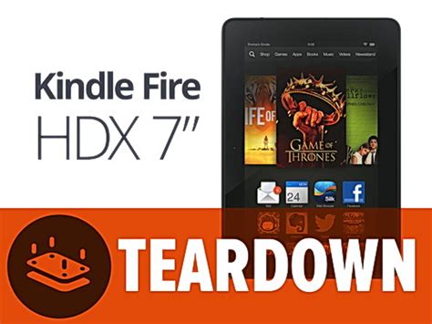 Ifixit Teardown Tablet Kindle Fire Hdx 7 News