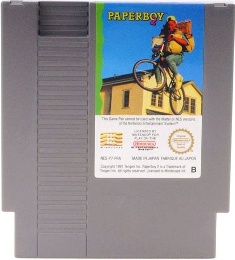 Paperboy 2 Nes Retro Console Games Retrogame Tycoon