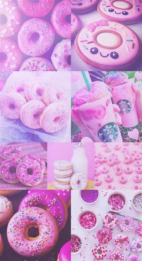 Neon aesthetic, pink color, colored background, water, no people. Pastel Donut Wallpapers - Top Free Pastel Donut ...
