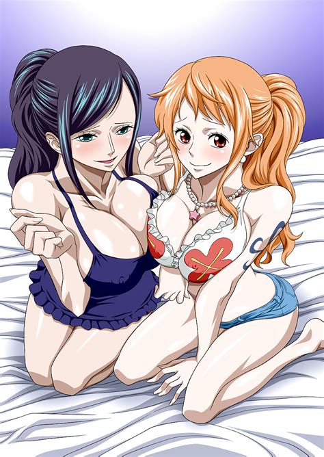 Nami And Nico Robin Lesbian Fun 2 One Piece Porn Pictures Xxx Photos
