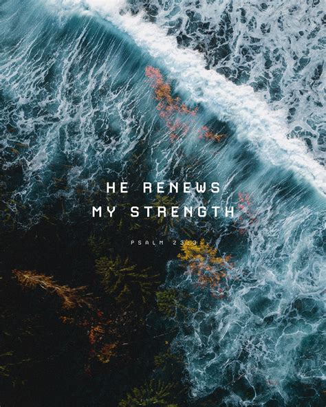 He Renews My Strength Psalm 233 Sunday Social