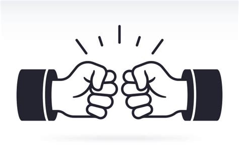 Fist Bump Illustrations Royalty Free Vector Graphics And Clip Art Istock