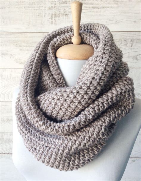 chunky knit infinity scarf wool scarf chunky knit scarf circle winter scarf womens scarf fast