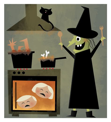 Witch At The Oven Hansel And Gretel Pinterest