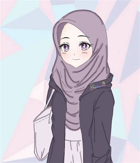 Pin Oleh Zaimah Emma Di Anime Muslimah Kartun Hijab Kartun Ilustrasi Karakter