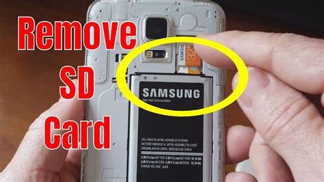 How To Remove An Sd Card And Sim Card From A Samsung Galaxy Phone Youtube