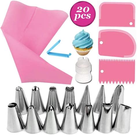 Buy Cake Decorating Kit Reusable Pastry Bag Piping Nozzles Icing Smoother In Pakistan Waoomart