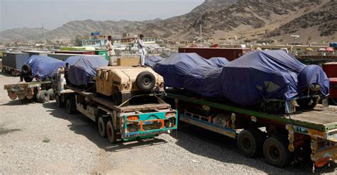 Us Begins Afghan Pullout Through Pakistan Route Spokesman Pakistan